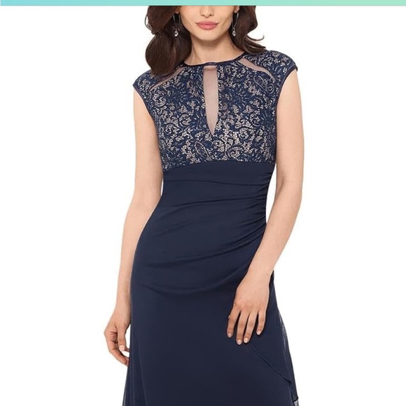 Betsy & Adam Dresses & Skirts - Size 12 Betsy & Adam Ruffled Maxi evening dress